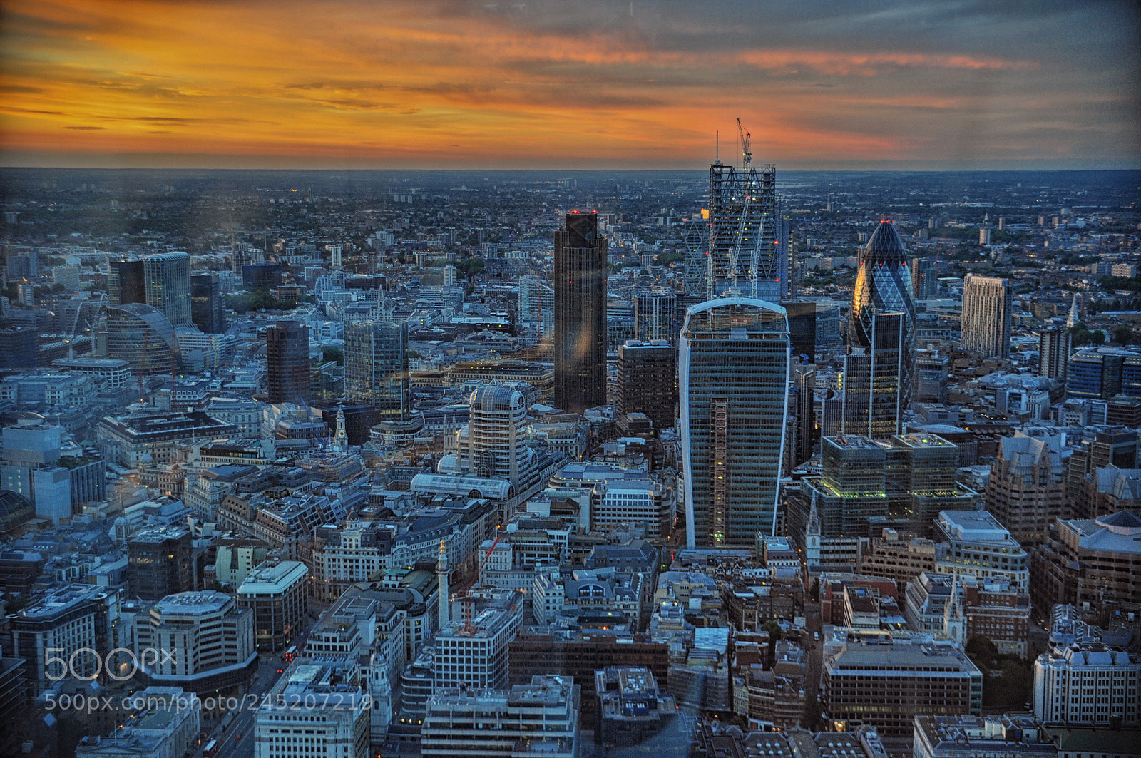 Nikon D90 sample photo. Sunset in london photography
