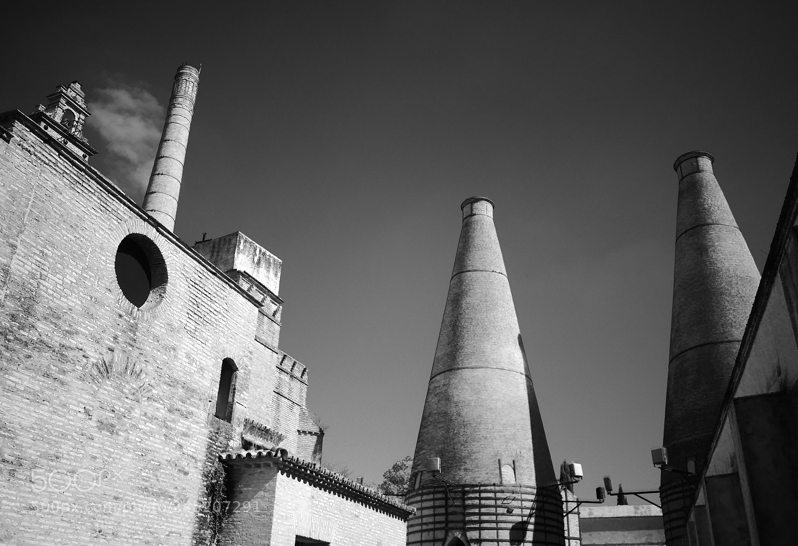 Panasonic Lumix DMC-G7 sample photo. Chimneys of sevilla photography