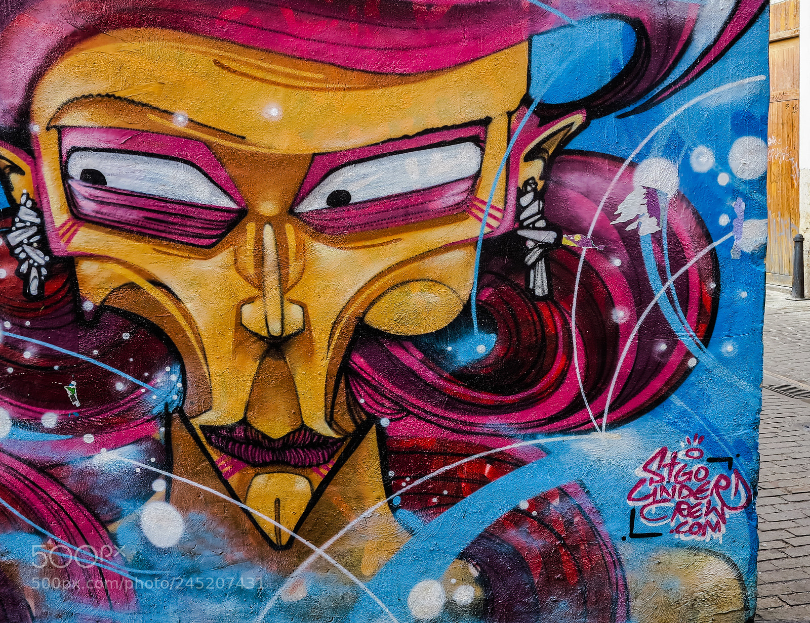 Canon PowerShot G1 X sample photo. Wall art (valencia) photography