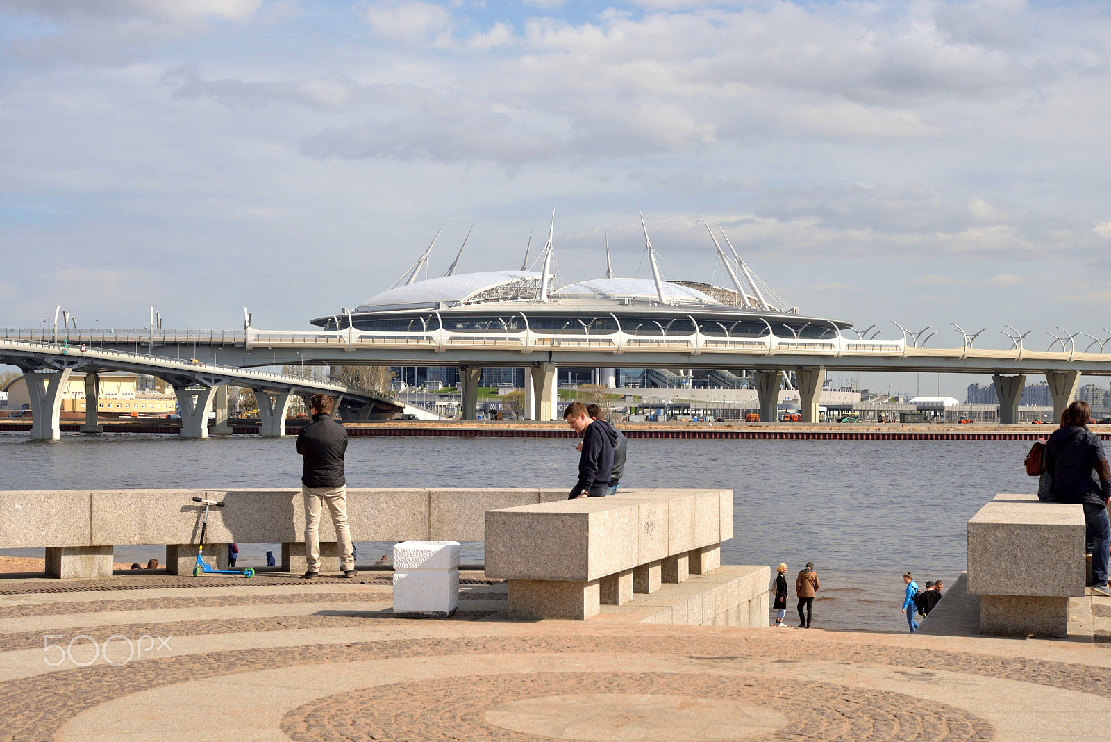 Nikon D610 sample photo. Zenit stadium in saint petersburg. photography
