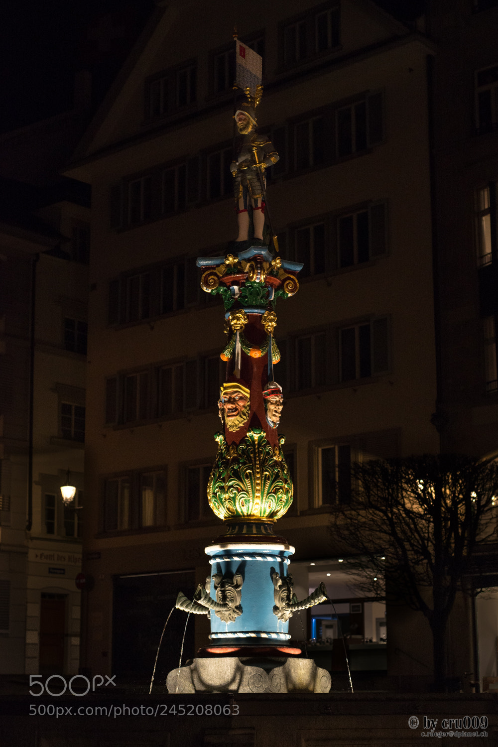 Nikon D610 sample photo. Kapellplatz luzern - fritschibrunnen photography