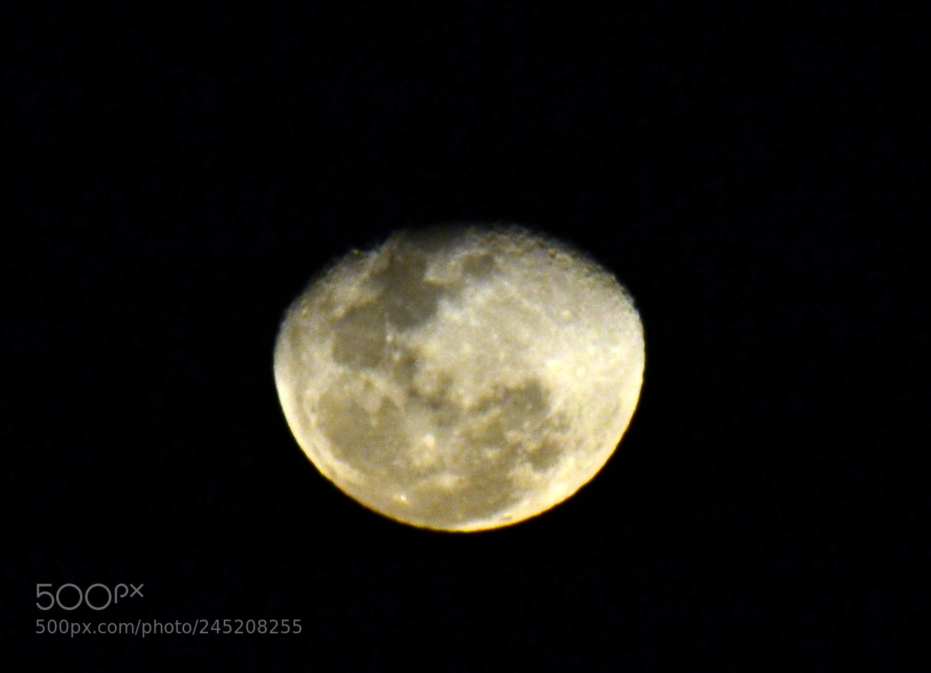 Nikon D3100 sample photo. Moon at 300mm photography