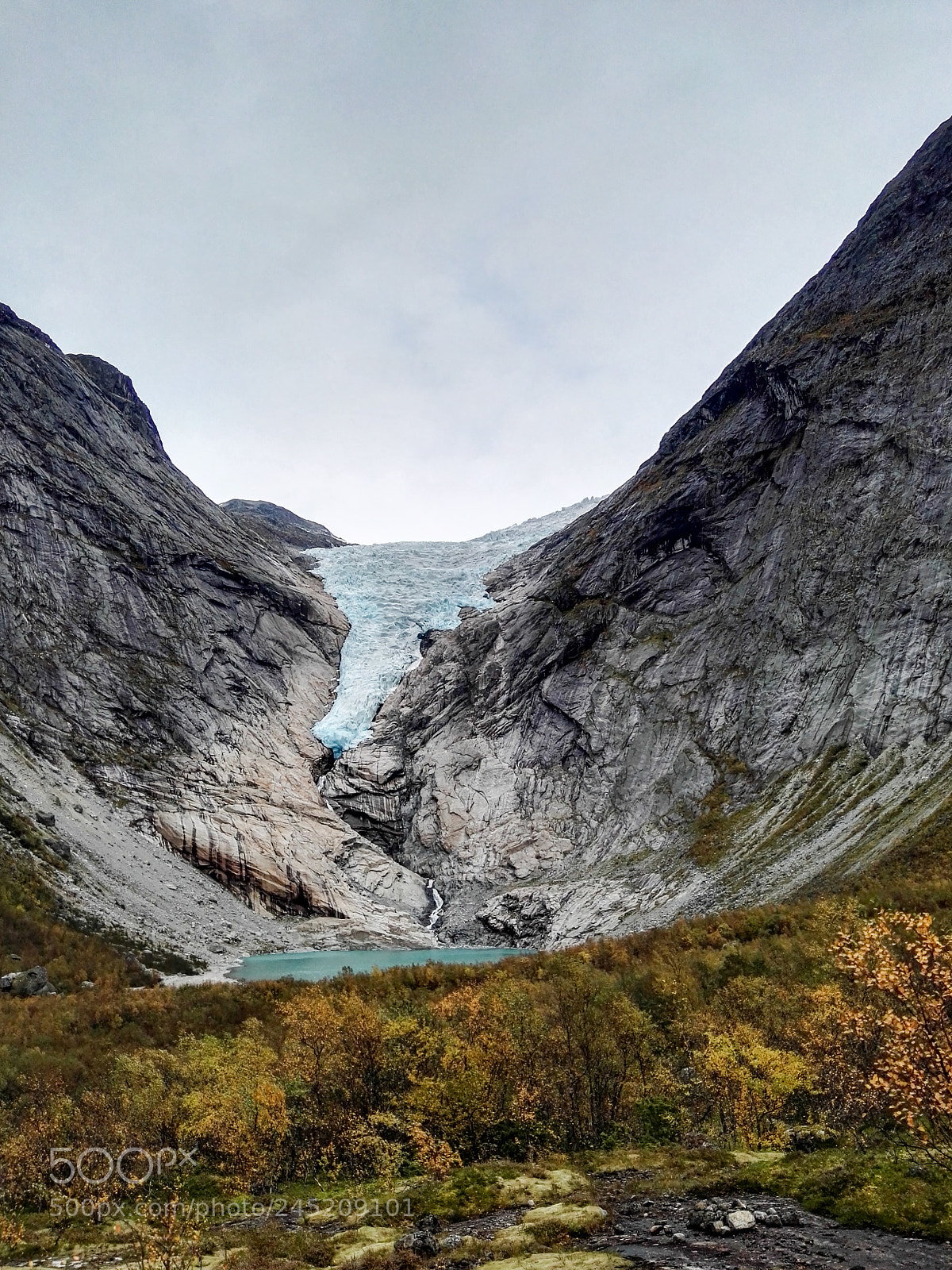 HUAWEI P8 sample photo. Brikdalsbreen i photography