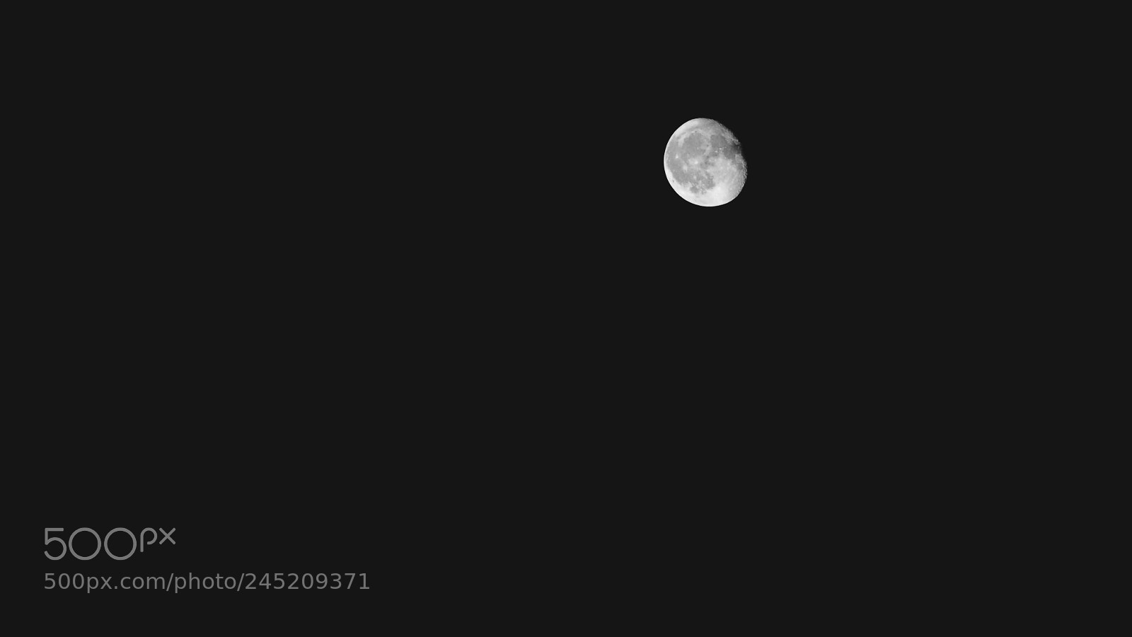 Olympus OM-D E-M10 sample photo. My lovely moon. ? photography