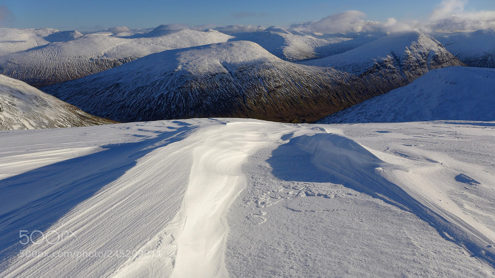 Panasonic Lumix DMC-LX7 sample photo. Aeolian snowscape photography