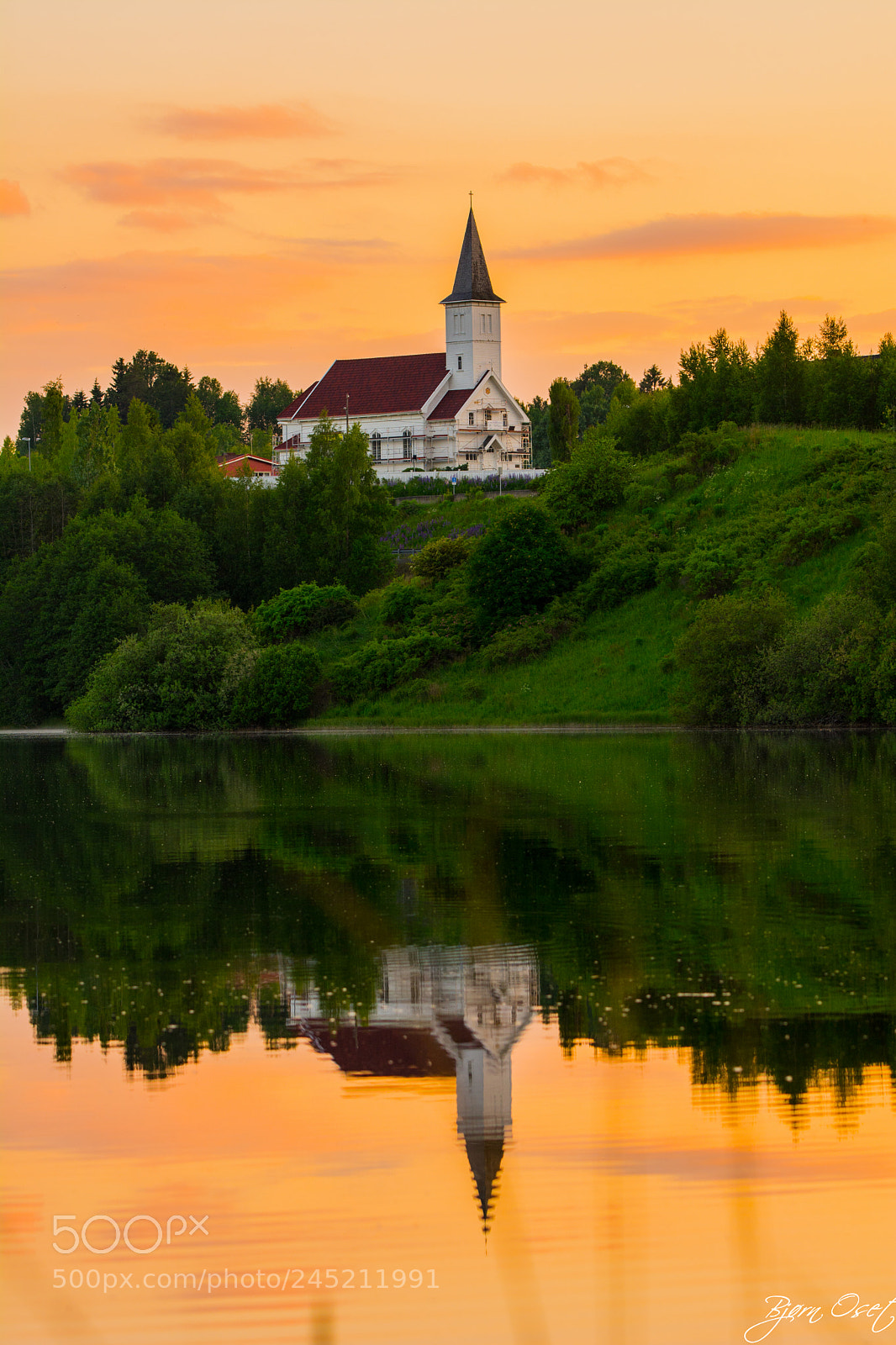 Nikon D5200 sample photo. Randsfjord church photography