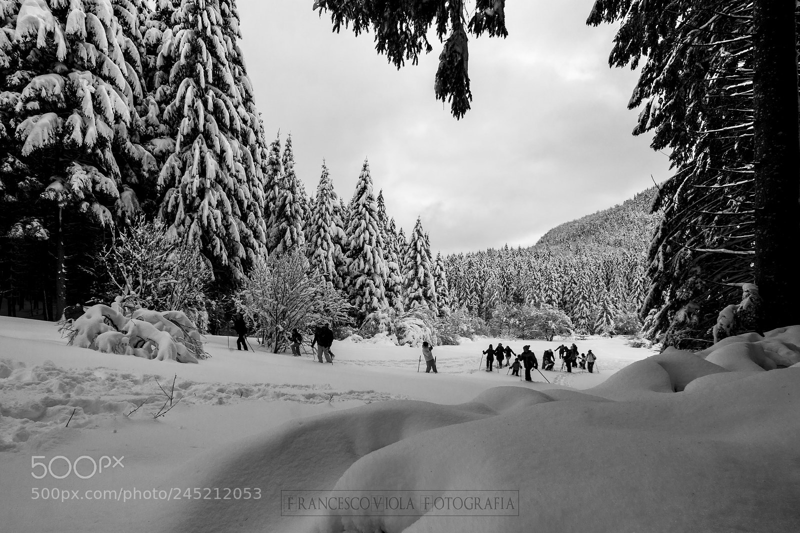 Nikon D7100 sample photo. Snowshoeing in the apennines photography