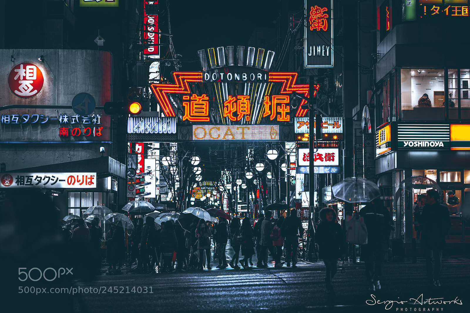 Sony a7 II sample photo. Dotonbori, osaka photography