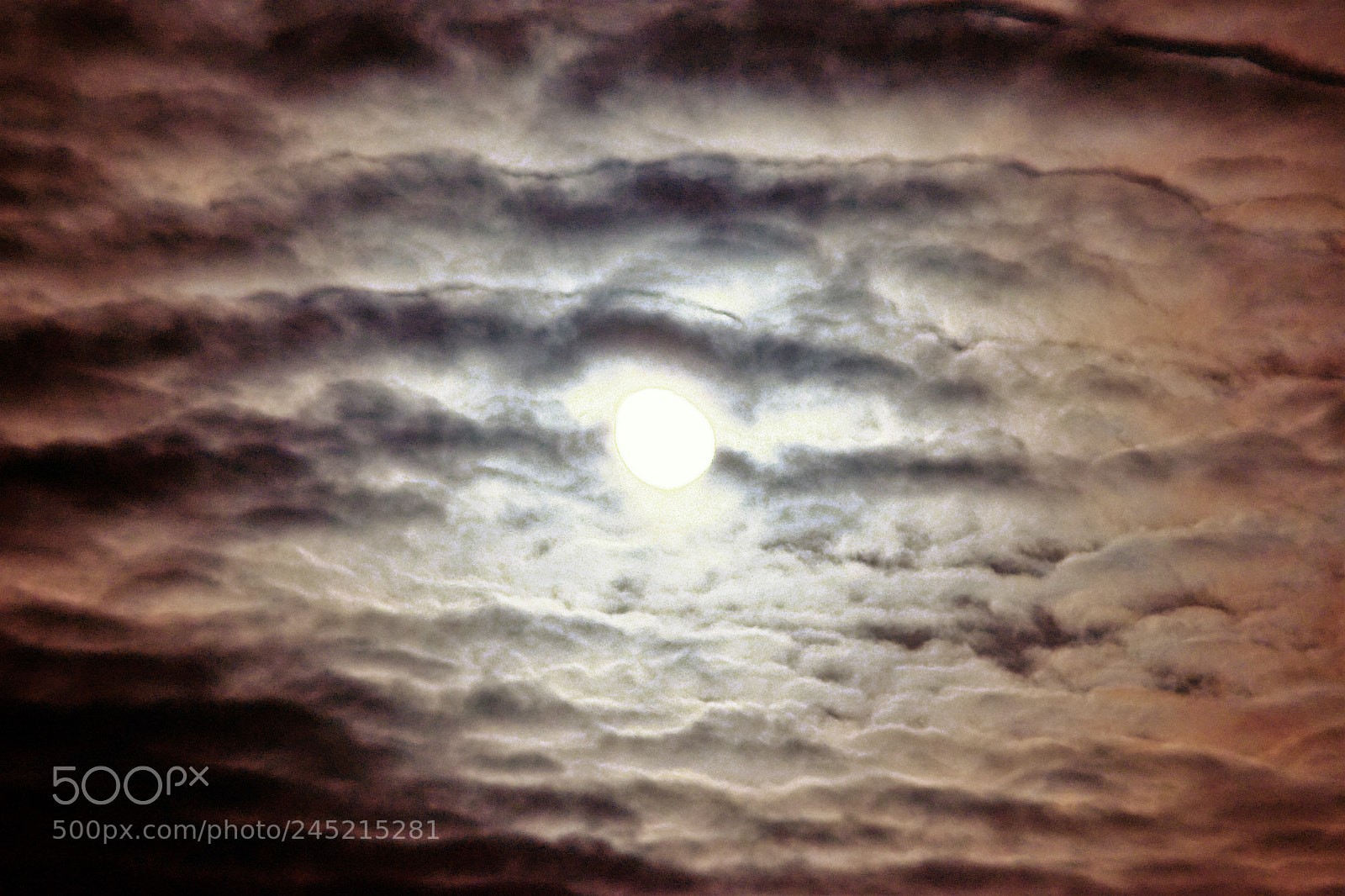 Sony SLT-A68 sample photo. Moon and cloud photography
