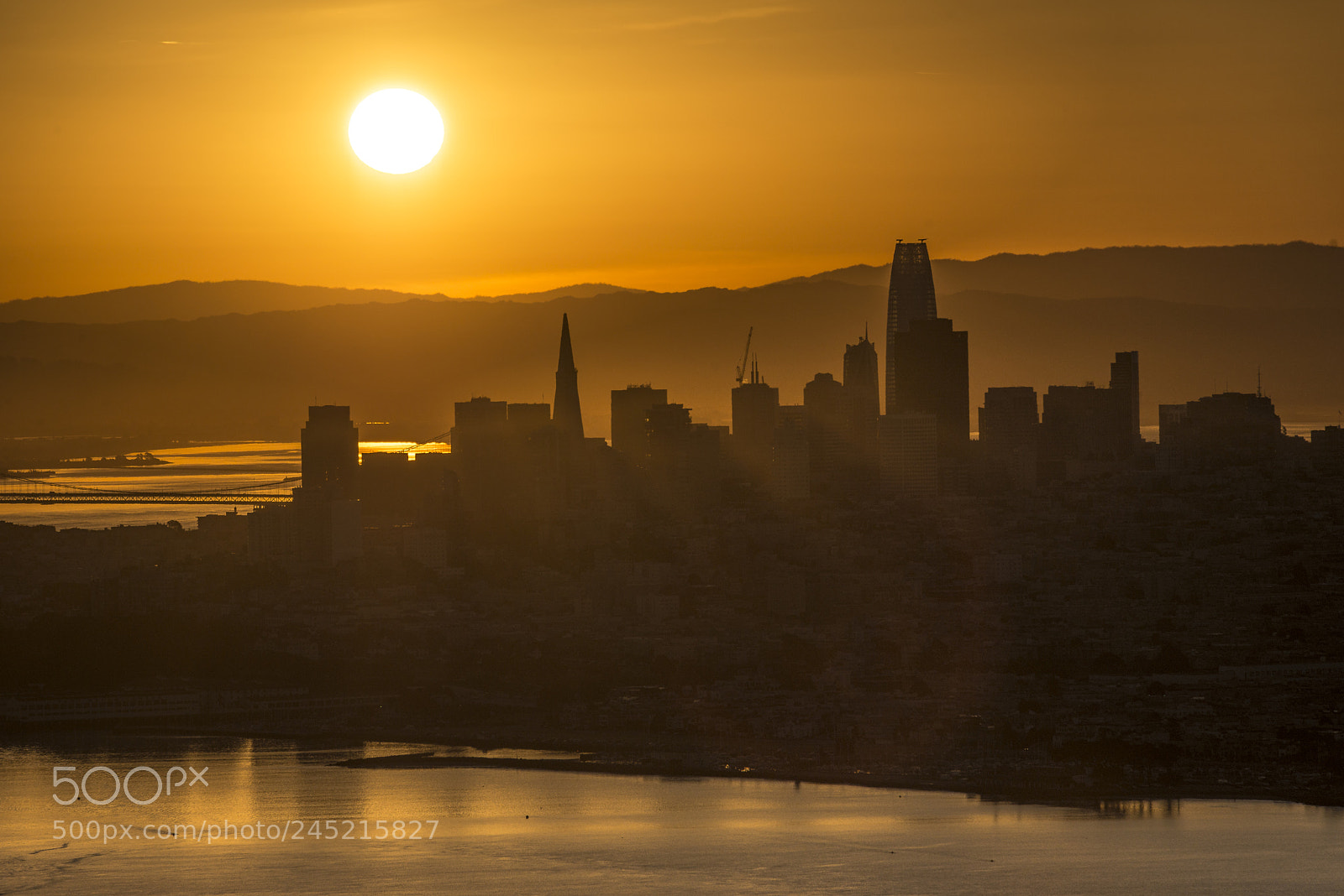 Nikon D800 sample photo. Sunrise over downtown san photography