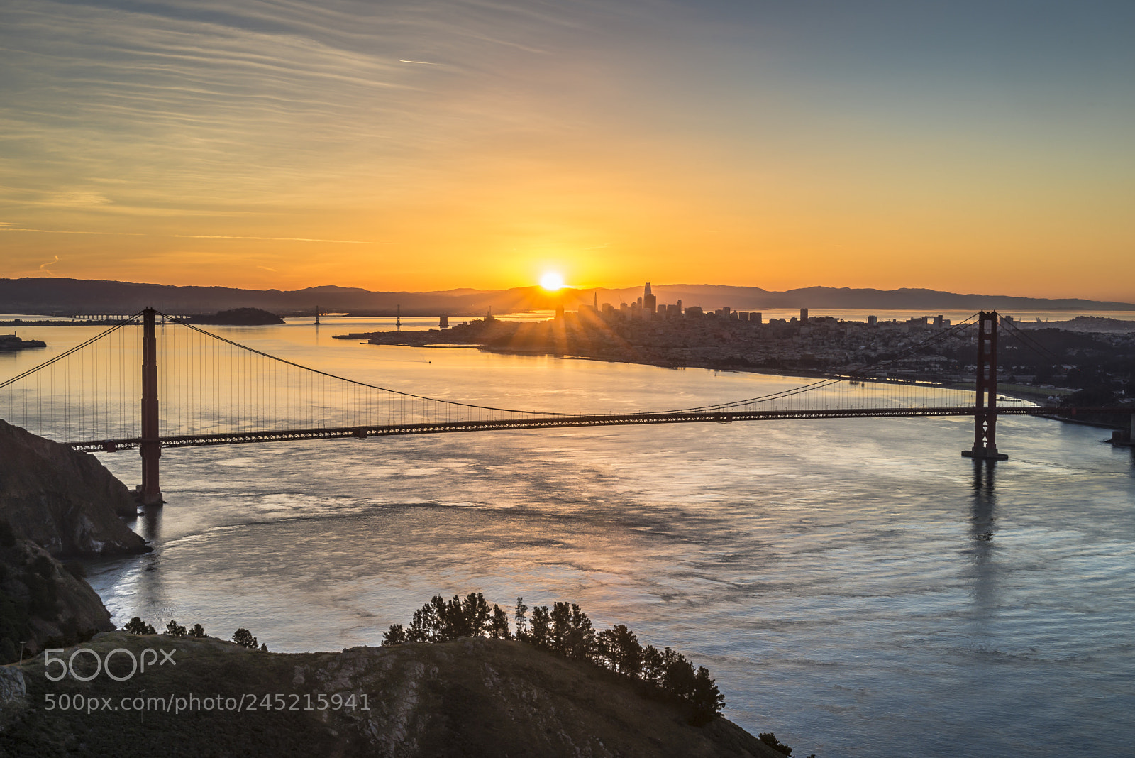 Nikon D800 sample photo. San francisco sunrise photography