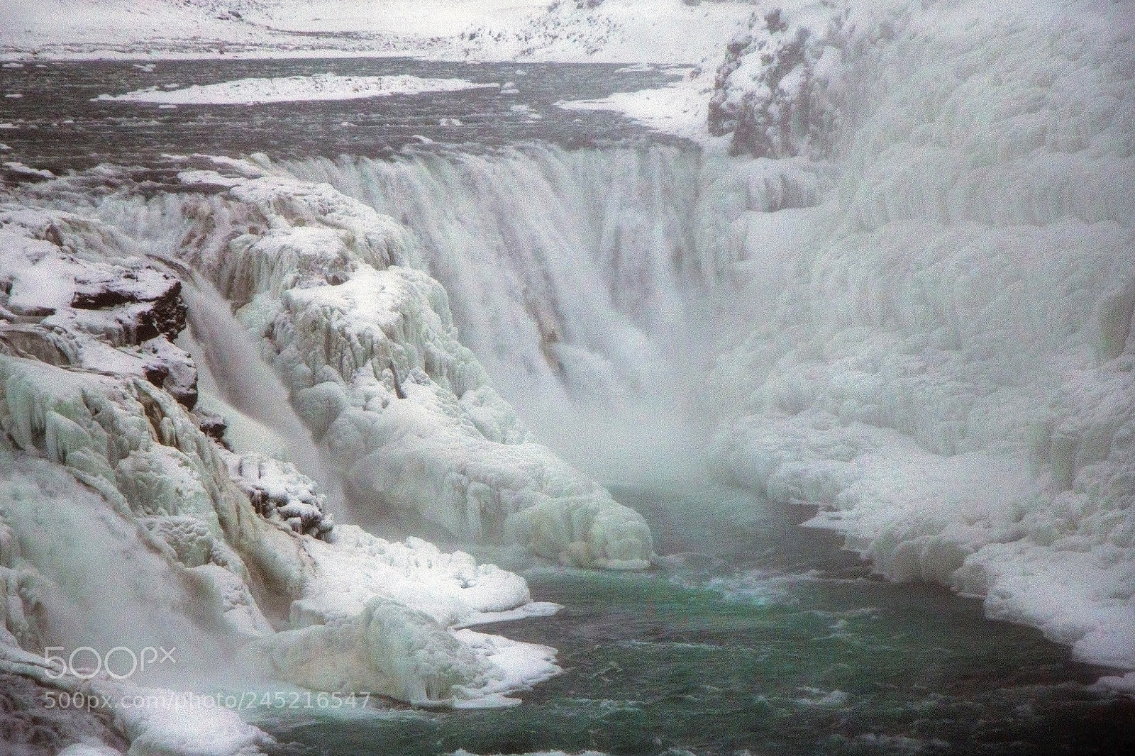 Canon EOS 60D sample photo. Gullfoss waterfalls in iceland photography