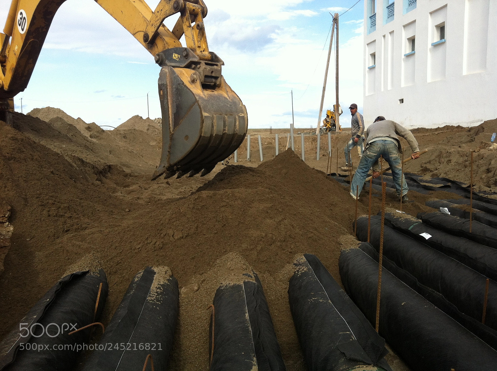 Apple iPhone 4 sample photo. Environmental septic tank pumping photography