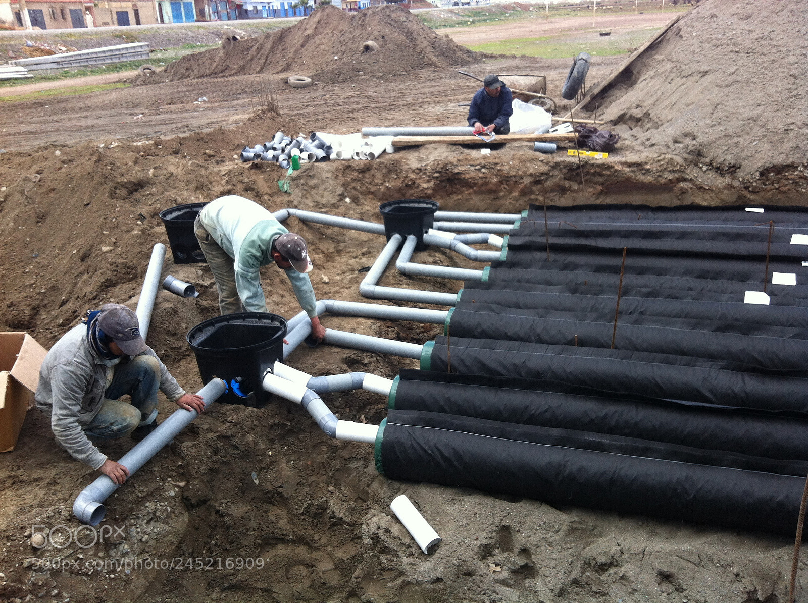 Apple iPhone 4 sample photo. Environmental septic system repair photography