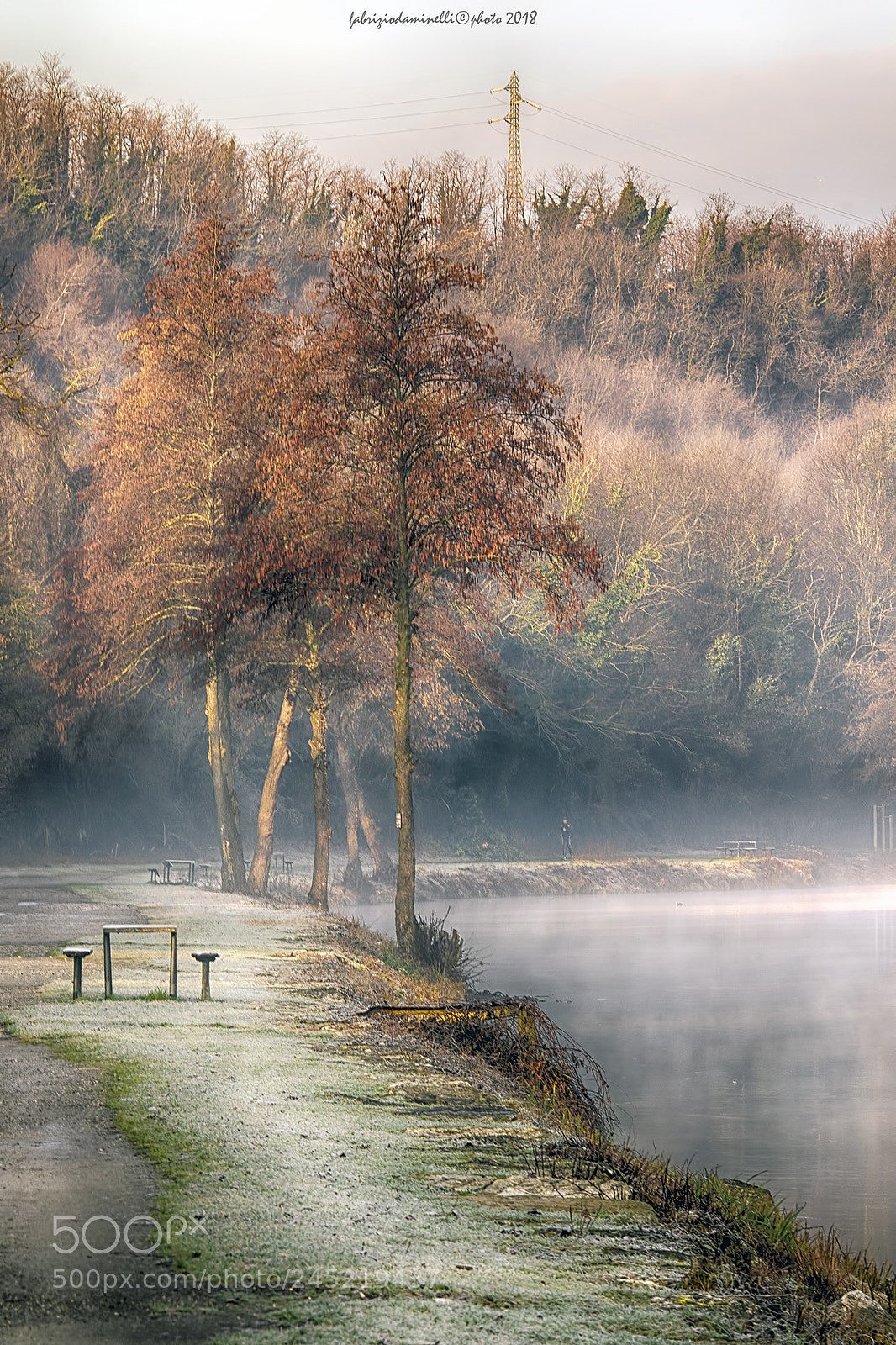 Canon EOS 7D Mark II sample photo. Frost on the river photography