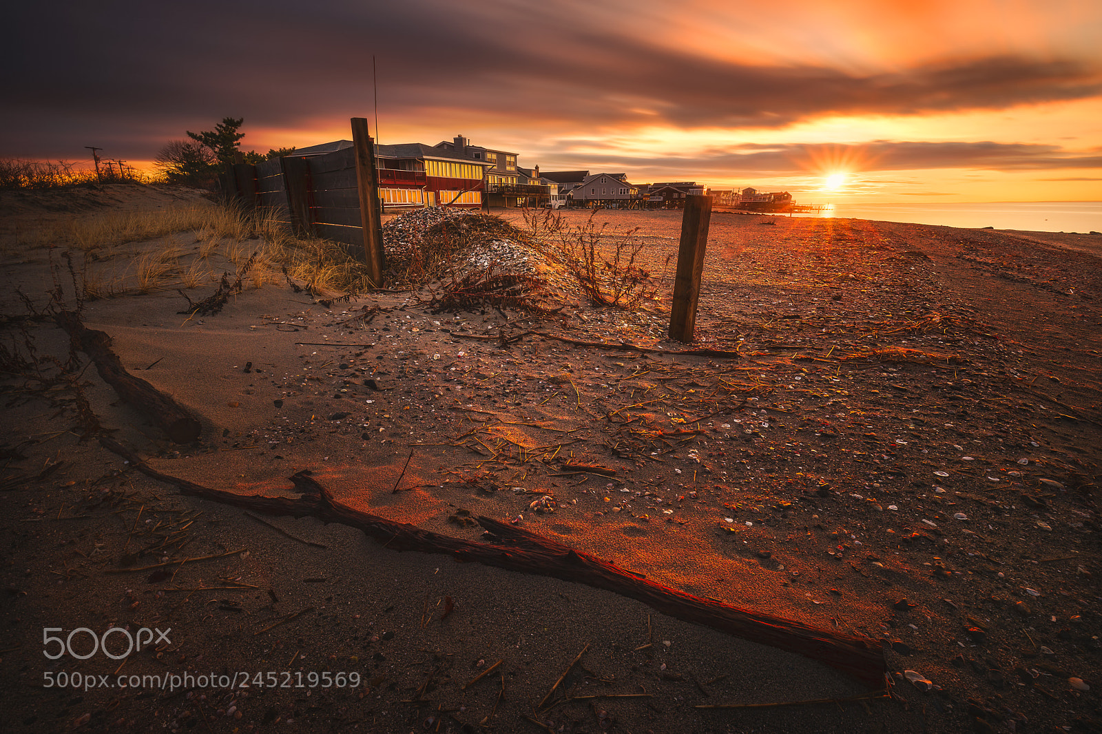 Sony a7 sample photo. Long beach sunrise photography