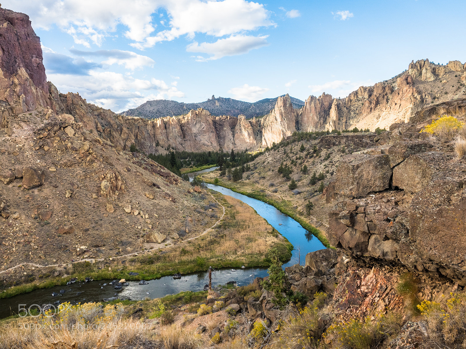 Olympus OM-D E-M5 II sample photo. Smith rock area in photography