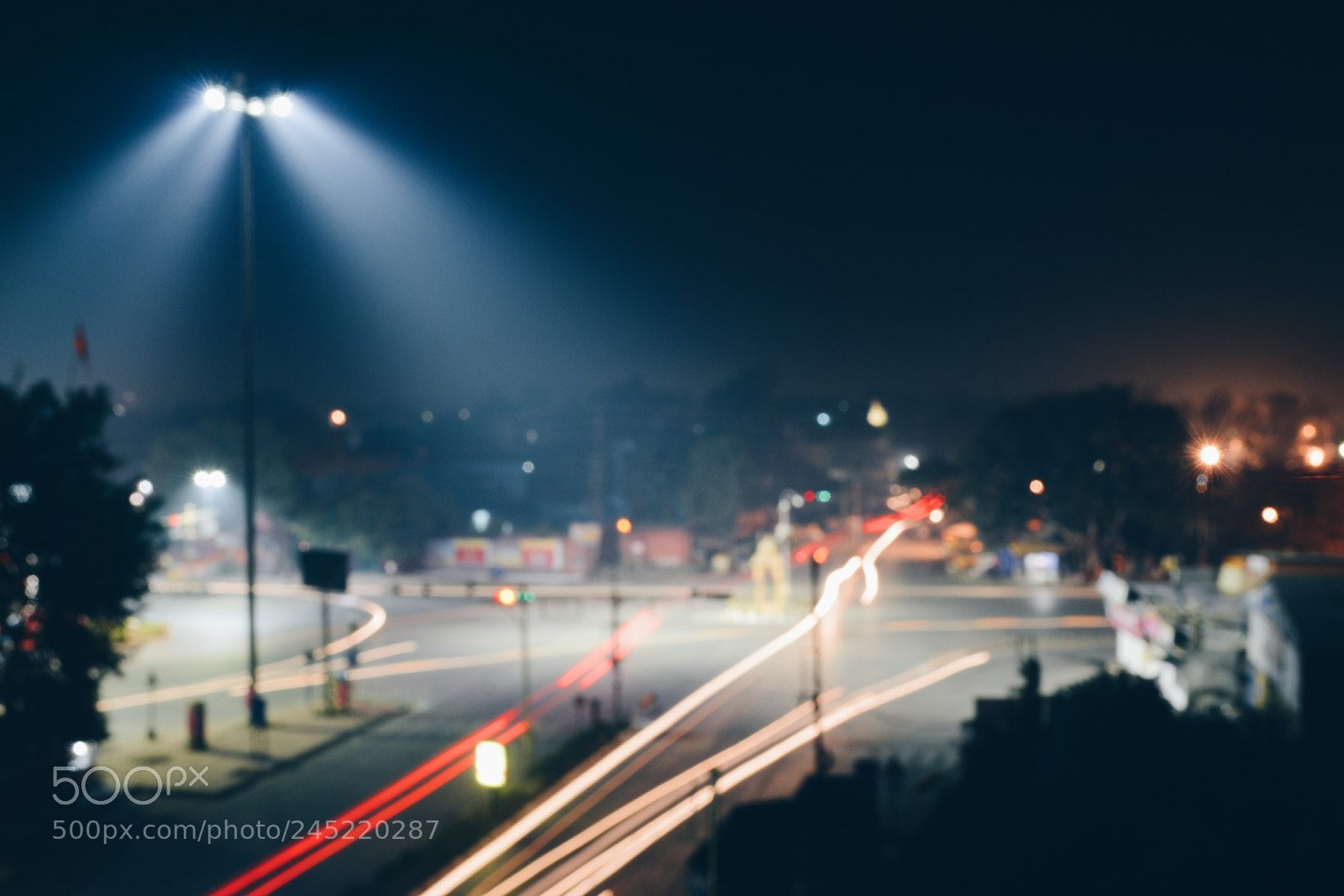 Nikon D3100 sample photo. Long exposure of busy photography