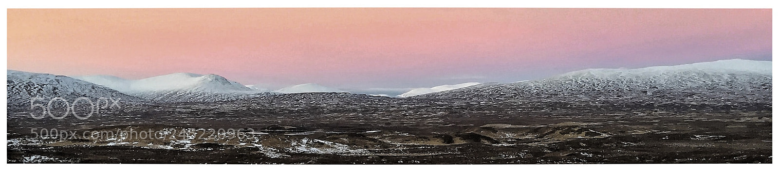Apple iPhone 6 sample photo. Sunset on rannoch moor photography