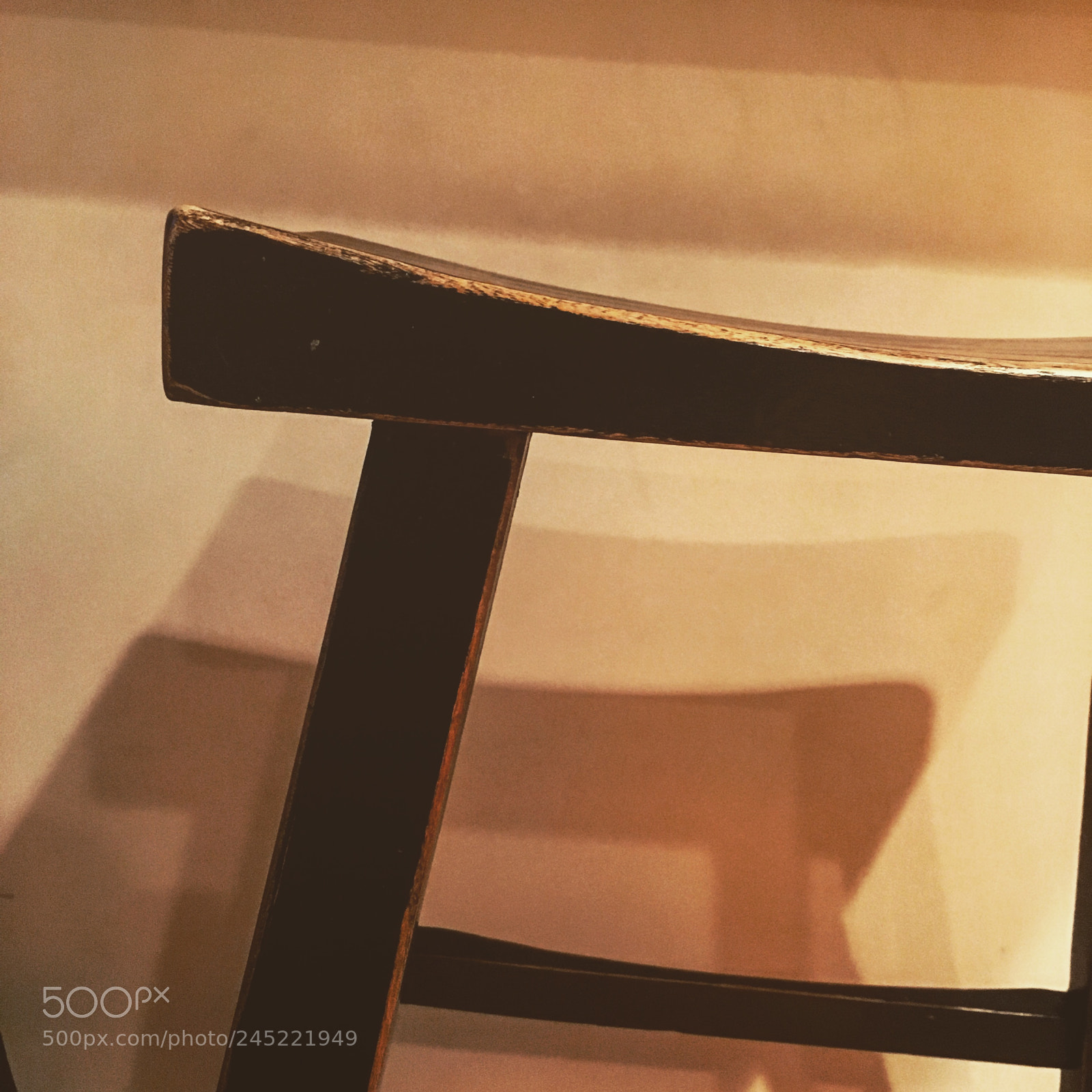 Apple iPhone 6s sample photo. Stool and its shadows photography