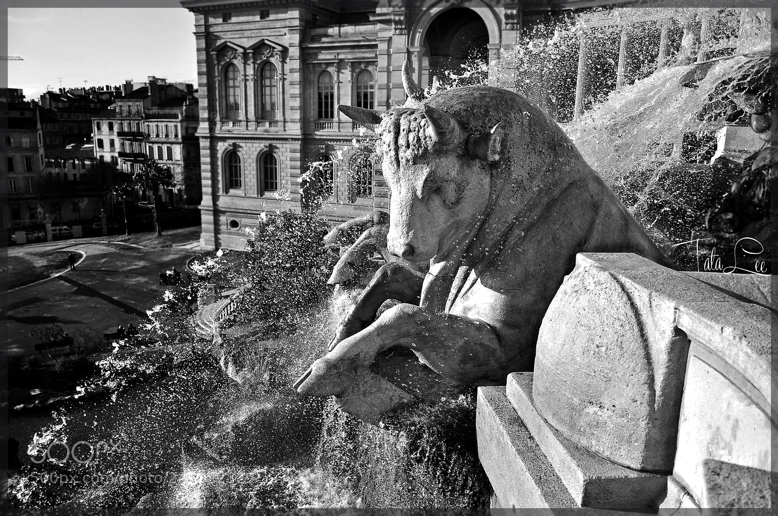 Nikon D5000 sample photo. Palais longchamp marseille photography