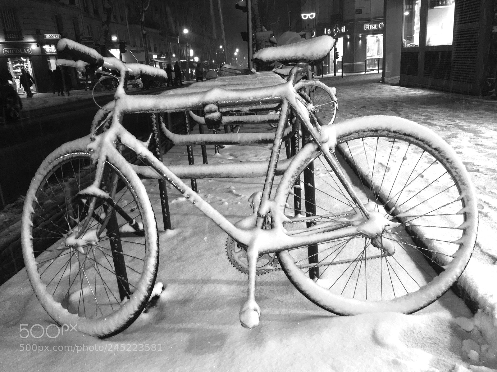 Apple iPhone SE sample photo. Snowbike photography