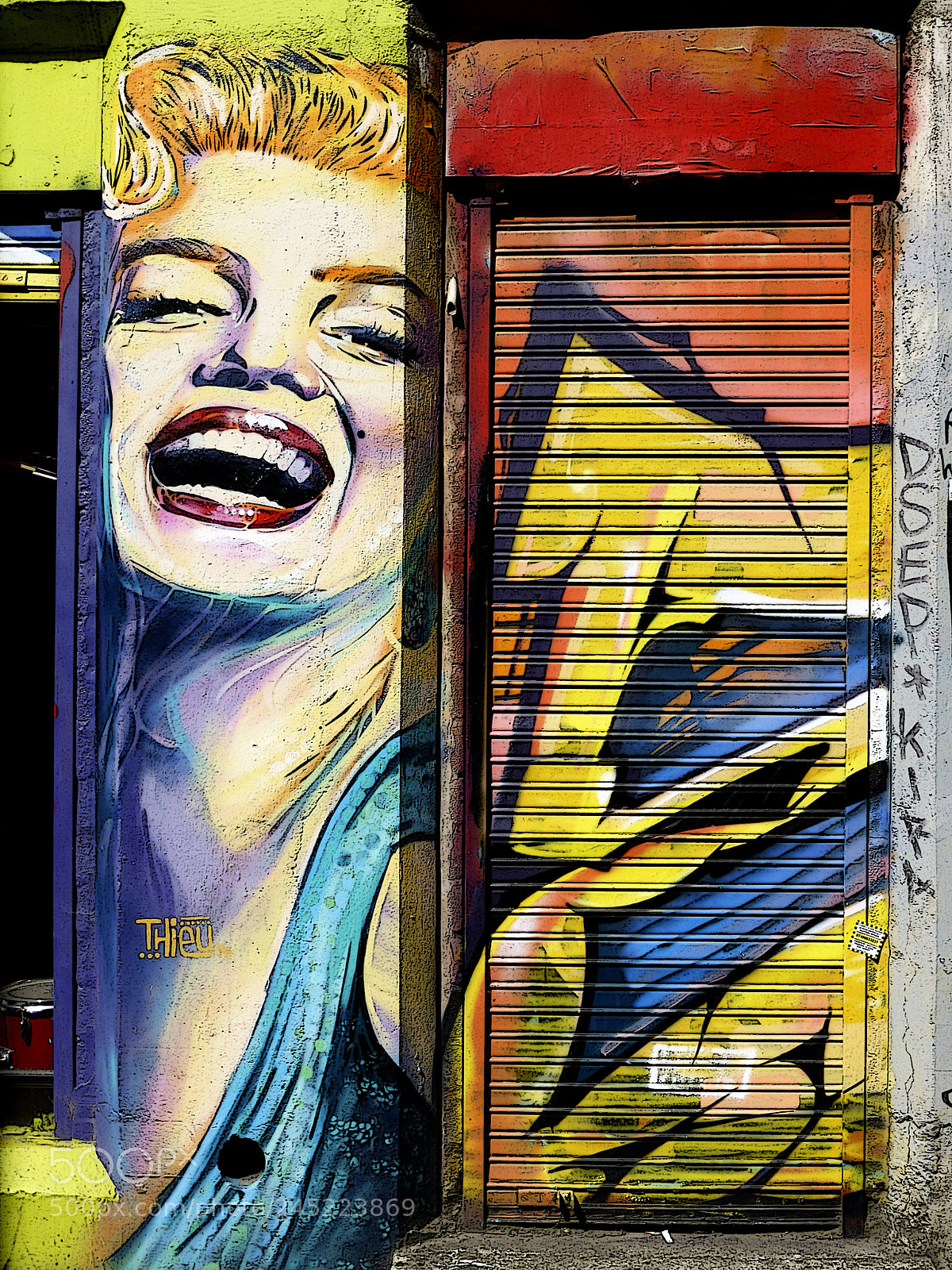 Panasonic Lumix DMC-ZS30 (Lumix DMC-TZ40) sample photo. Shoreditch graffiti - blonde 4 photography