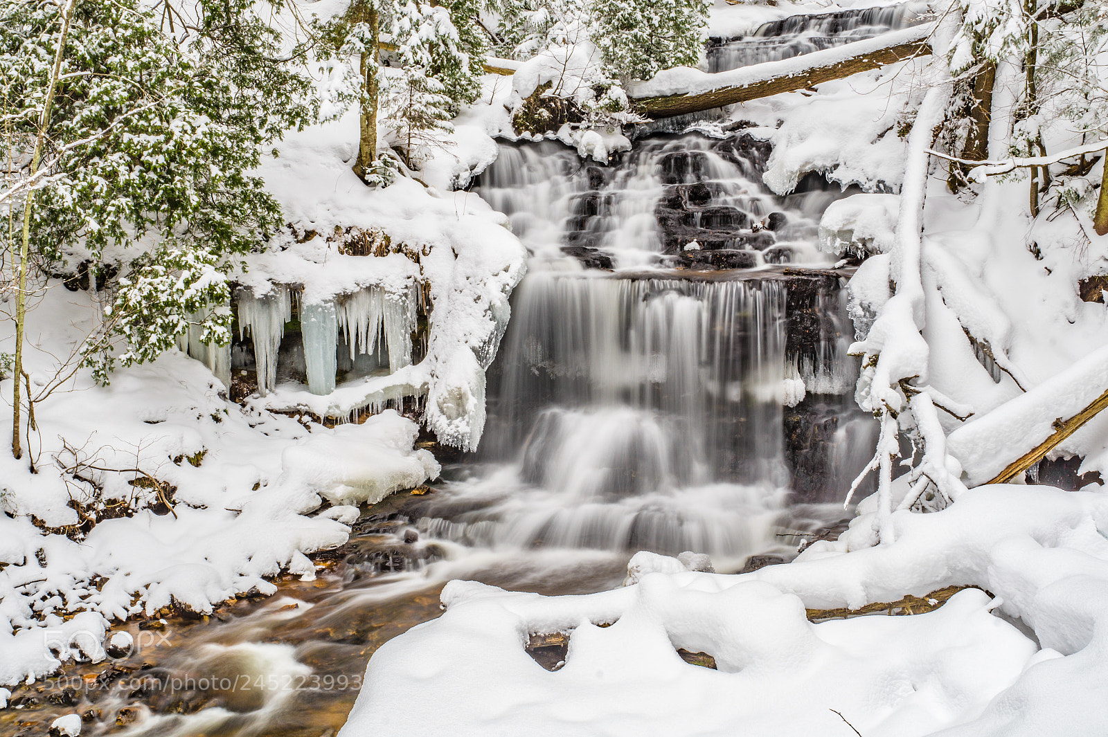 Sony SLT-A58 sample photo. * cold clear waterfalls * photography
