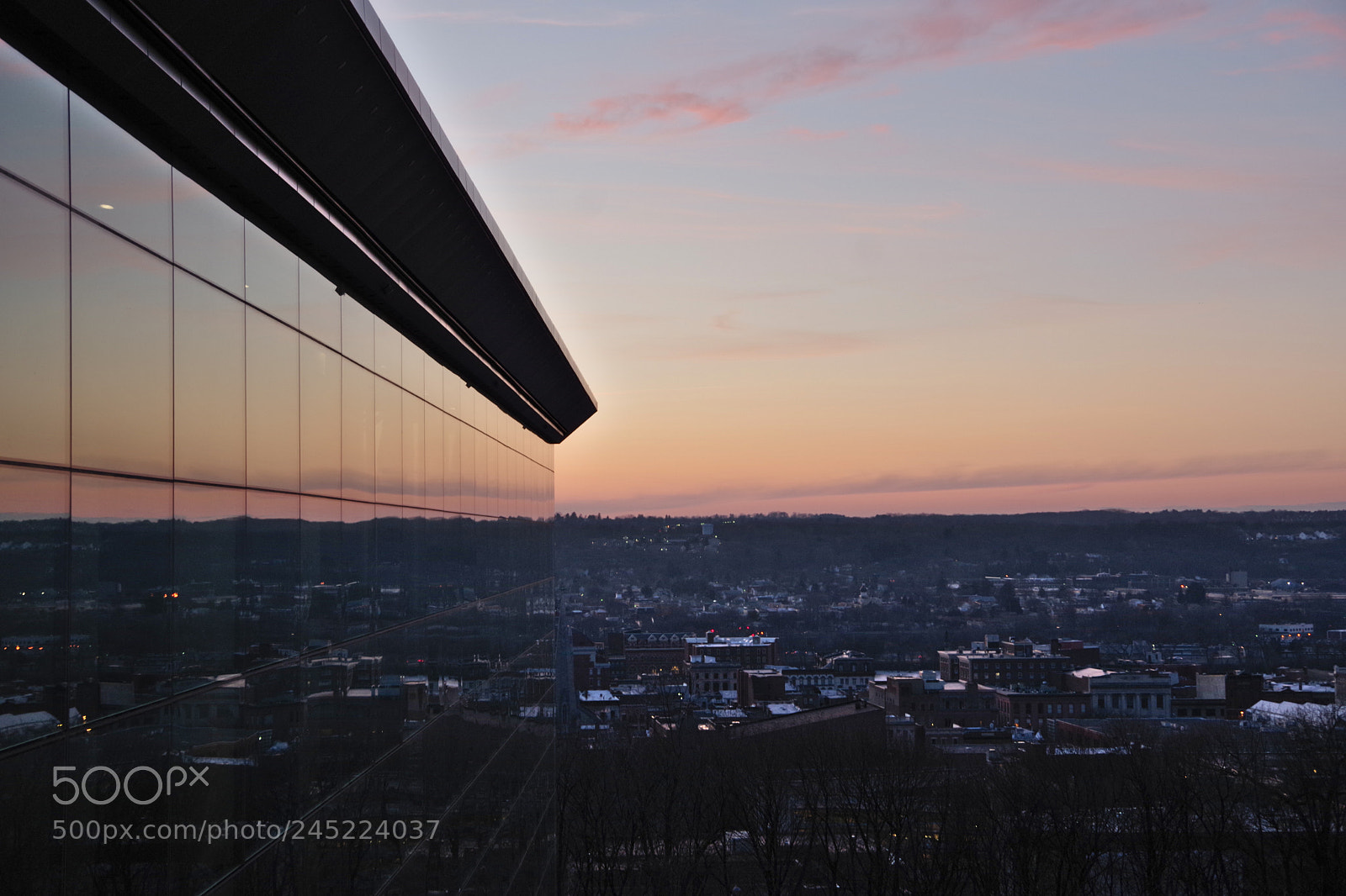 Pentax K-70 sample photo. Empac sunset reflection photography