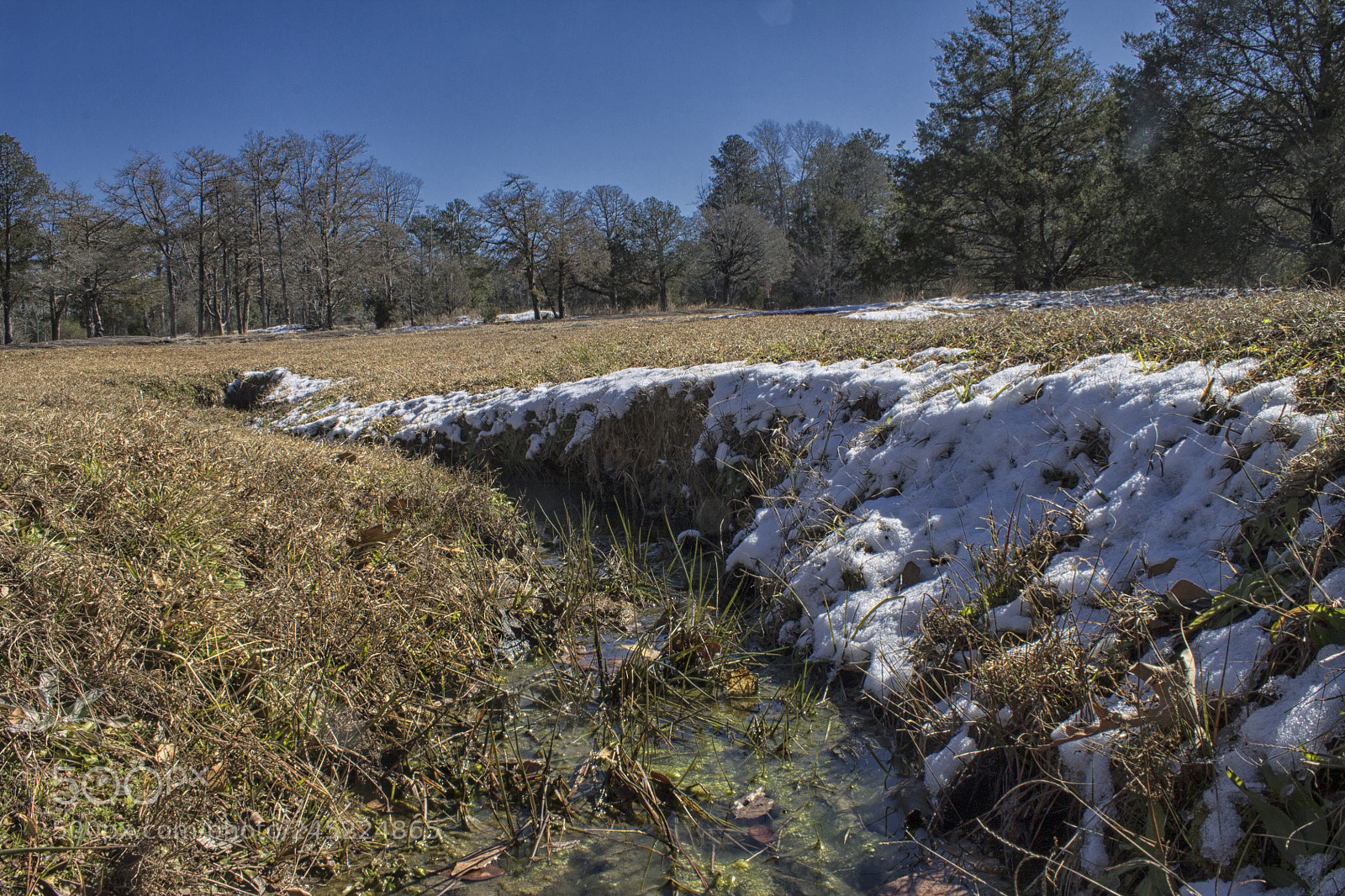 Canon EOS 1100D (EOS Rebel T3 / EOS Kiss X50) sample photo. The melting snowscape photography