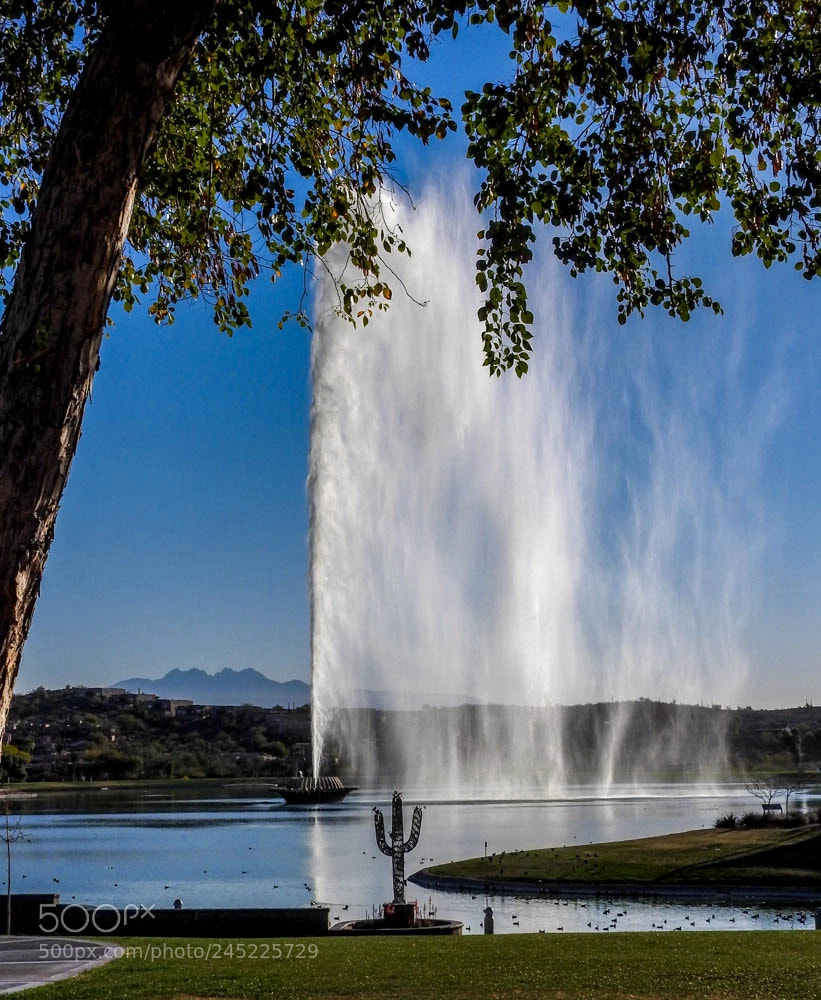 Nikon Coolpix P610 sample photo. Fountain in the mountains photography