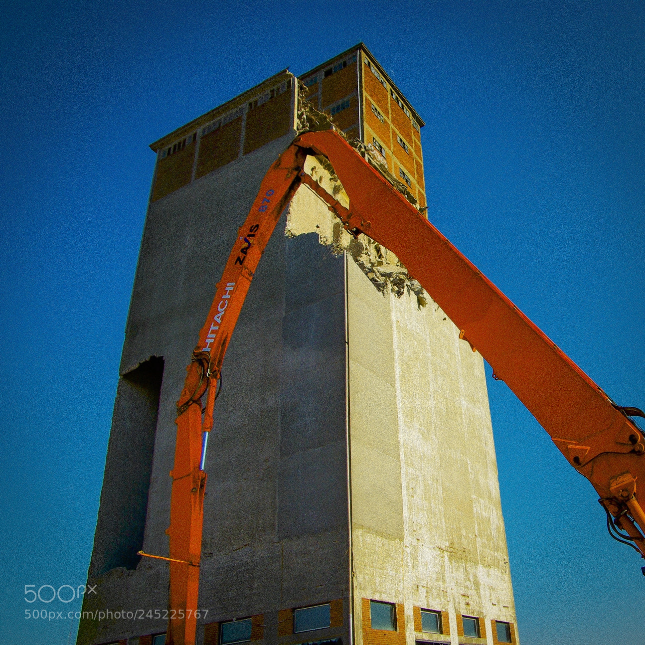 Pentax K10D sample photo. Demolition man photography