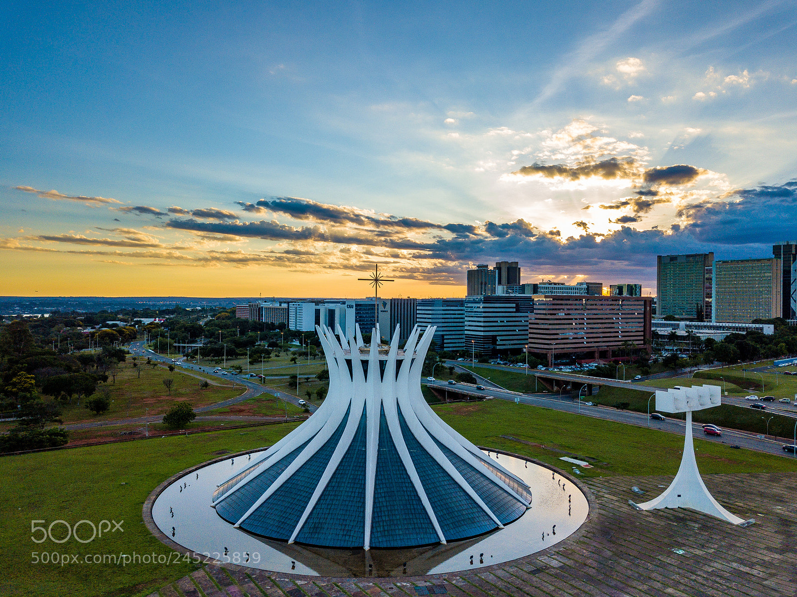 DJI FC220 sample photo. Cathedral landscape photography