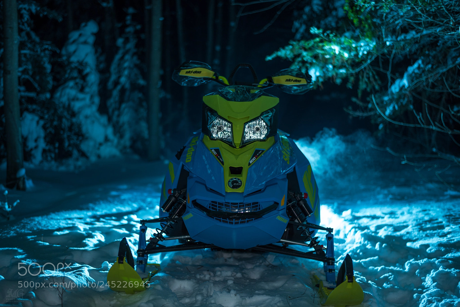 Nikon D810 sample photo. Ski-doo photography