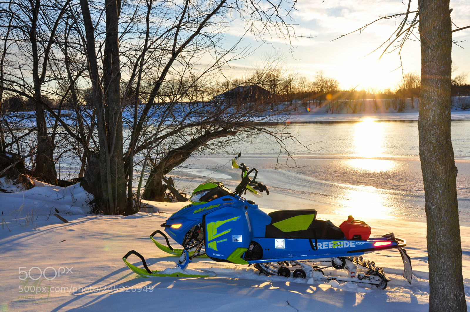 Nikon D90 sample photo. Ski-doo photography