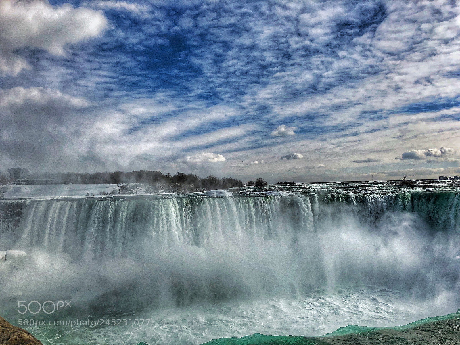 Apple iPhone X sample photo. The niagara falls photography