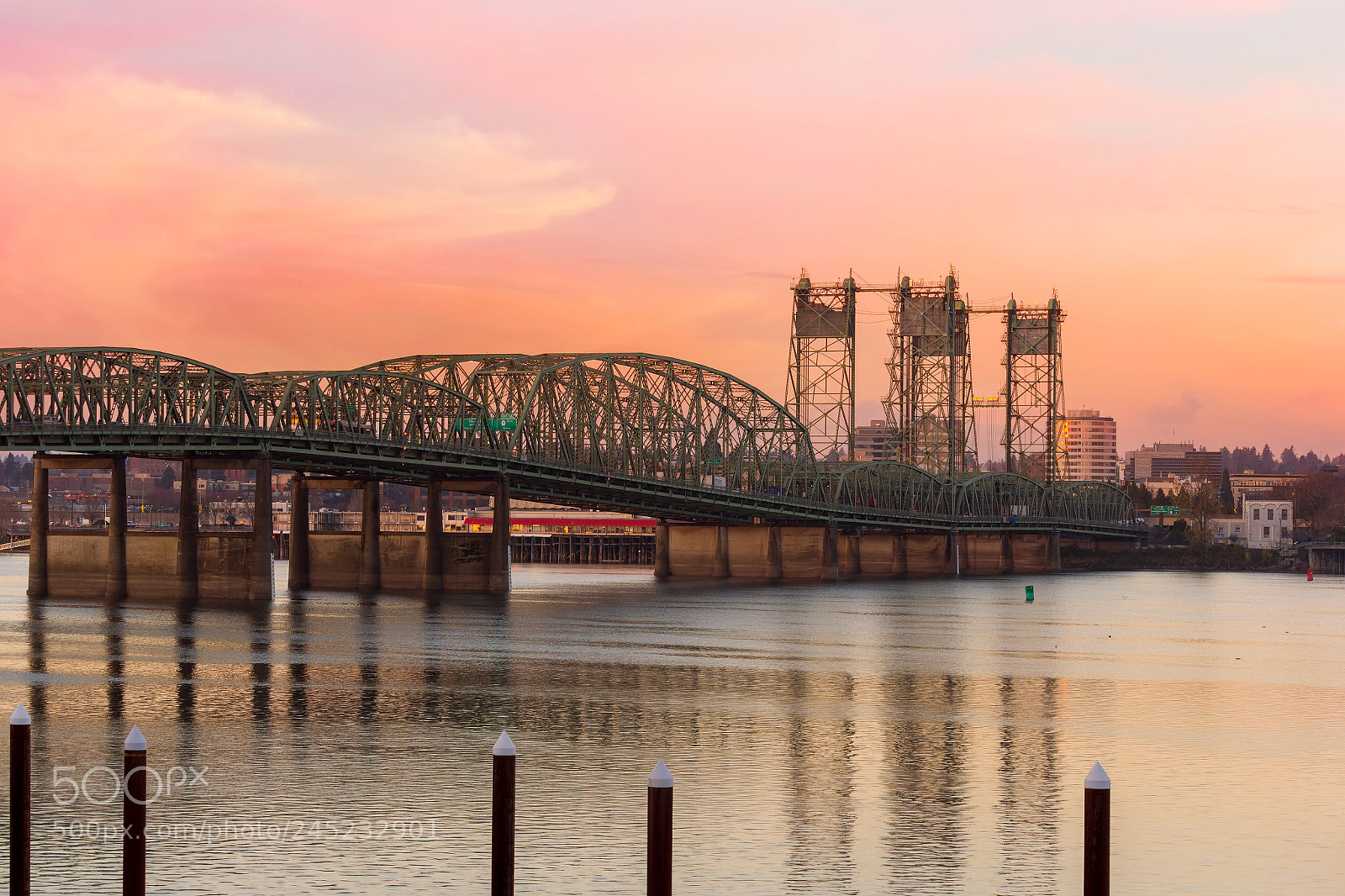 Canon EOS 60D sample photo. Interstate bridge over columbia photography