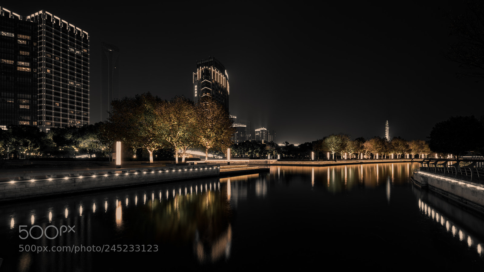Sony a7 II sample photo. Suzhou nightview 苏州夜景 photography