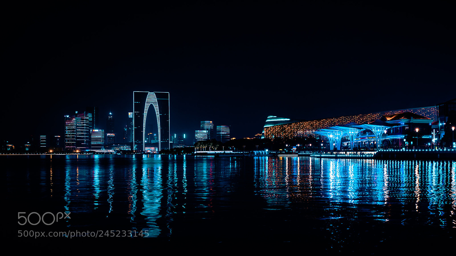 Sony a7 II sample photo. Suzhou nightview 苏州夜景 photography