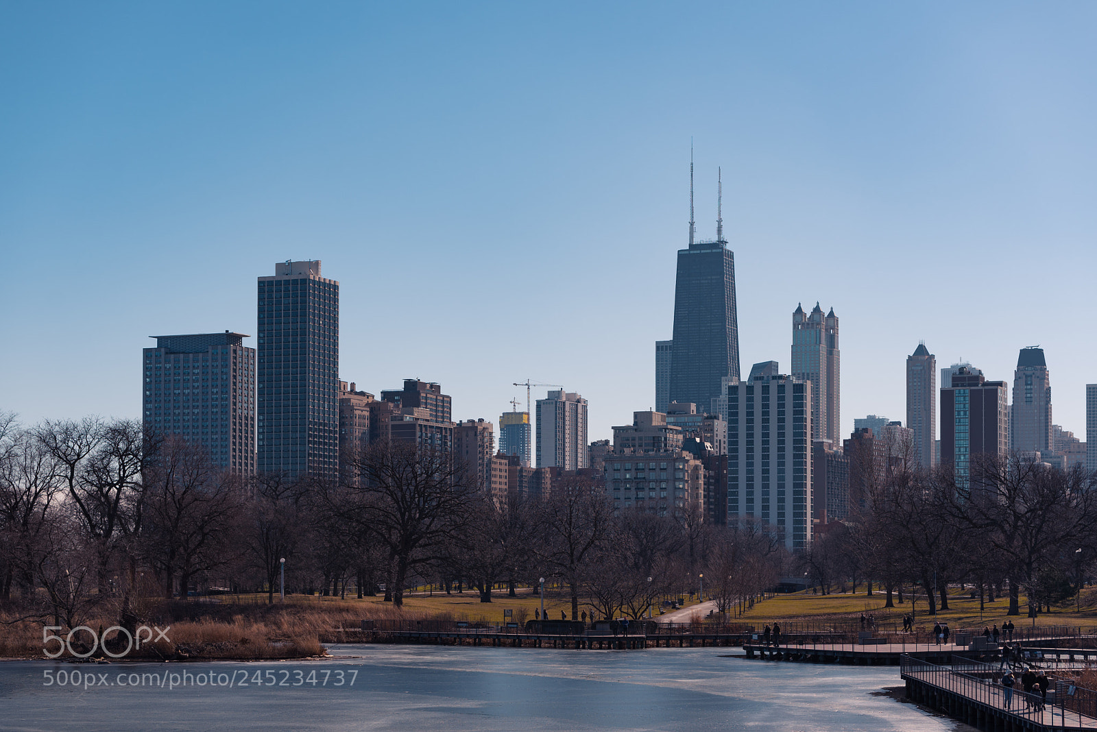 Nikon D750 sample photo. Chicago skyline view from photography