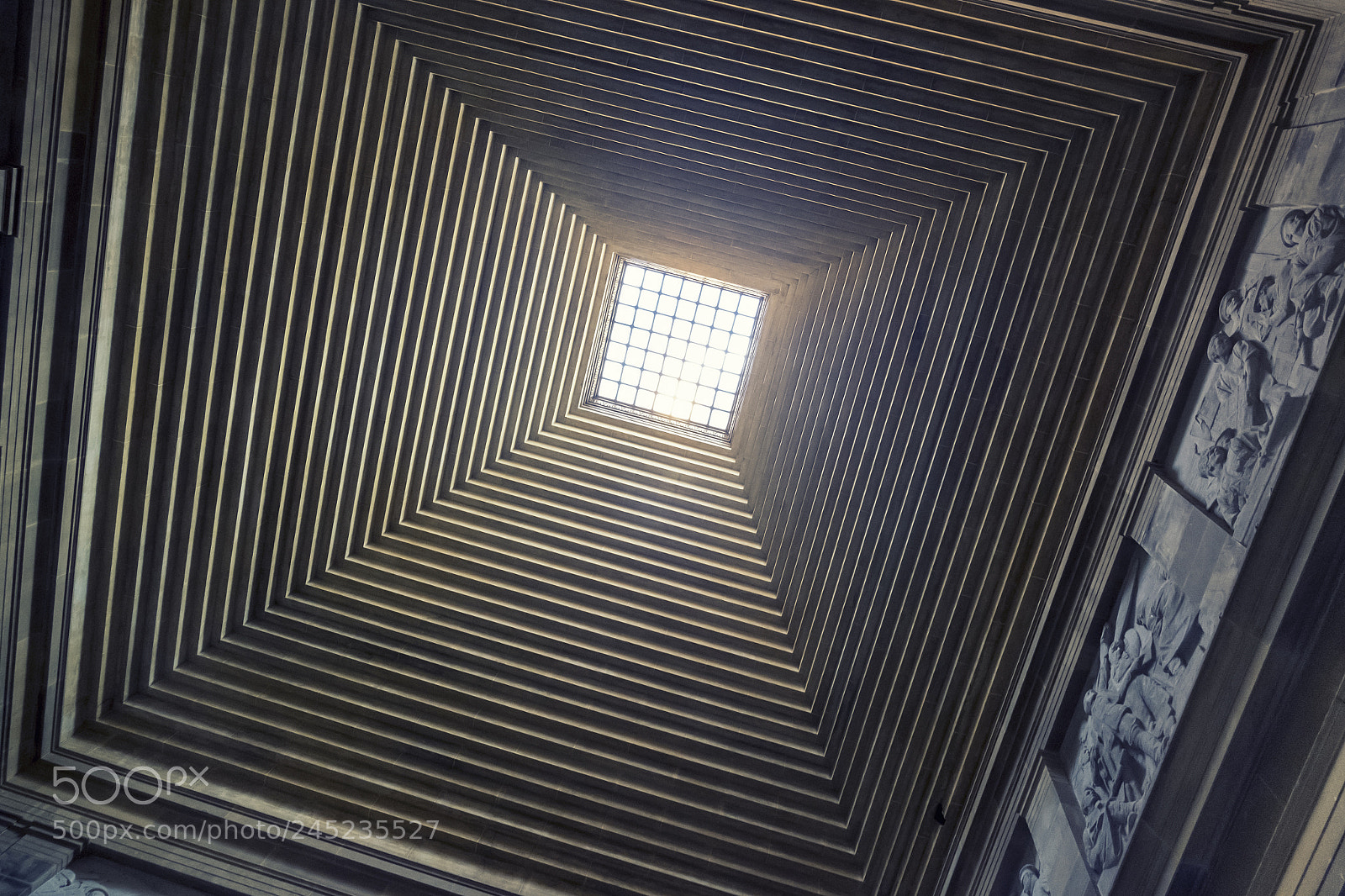 Fujifilm X-T2 sample photo. Sun hole ceiling photography