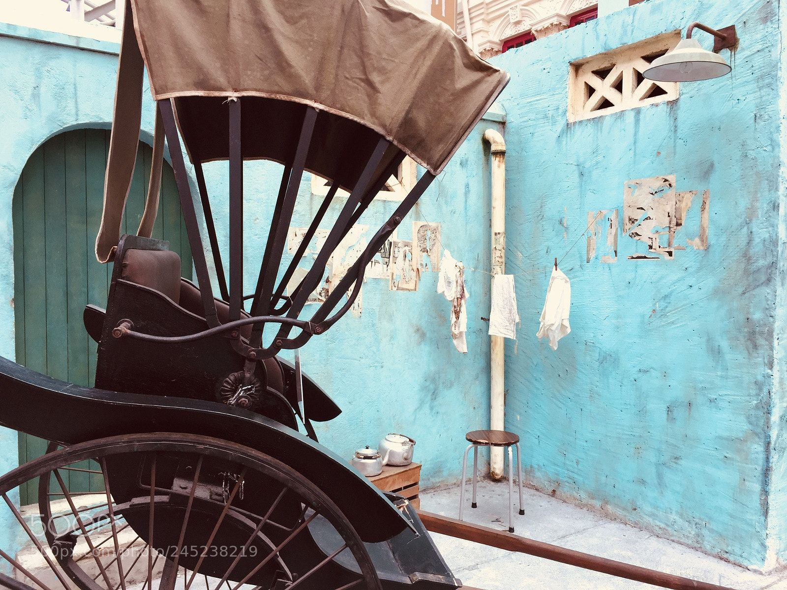 Apple iPhone 6 sample photo. Retro rickshaw photography