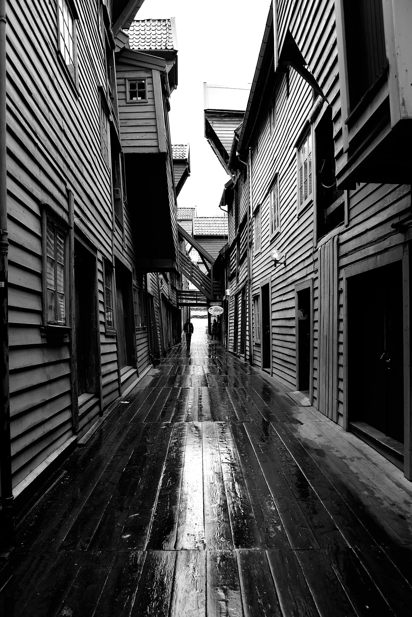 Nikon D810 sample photo. Old town house in norway photography