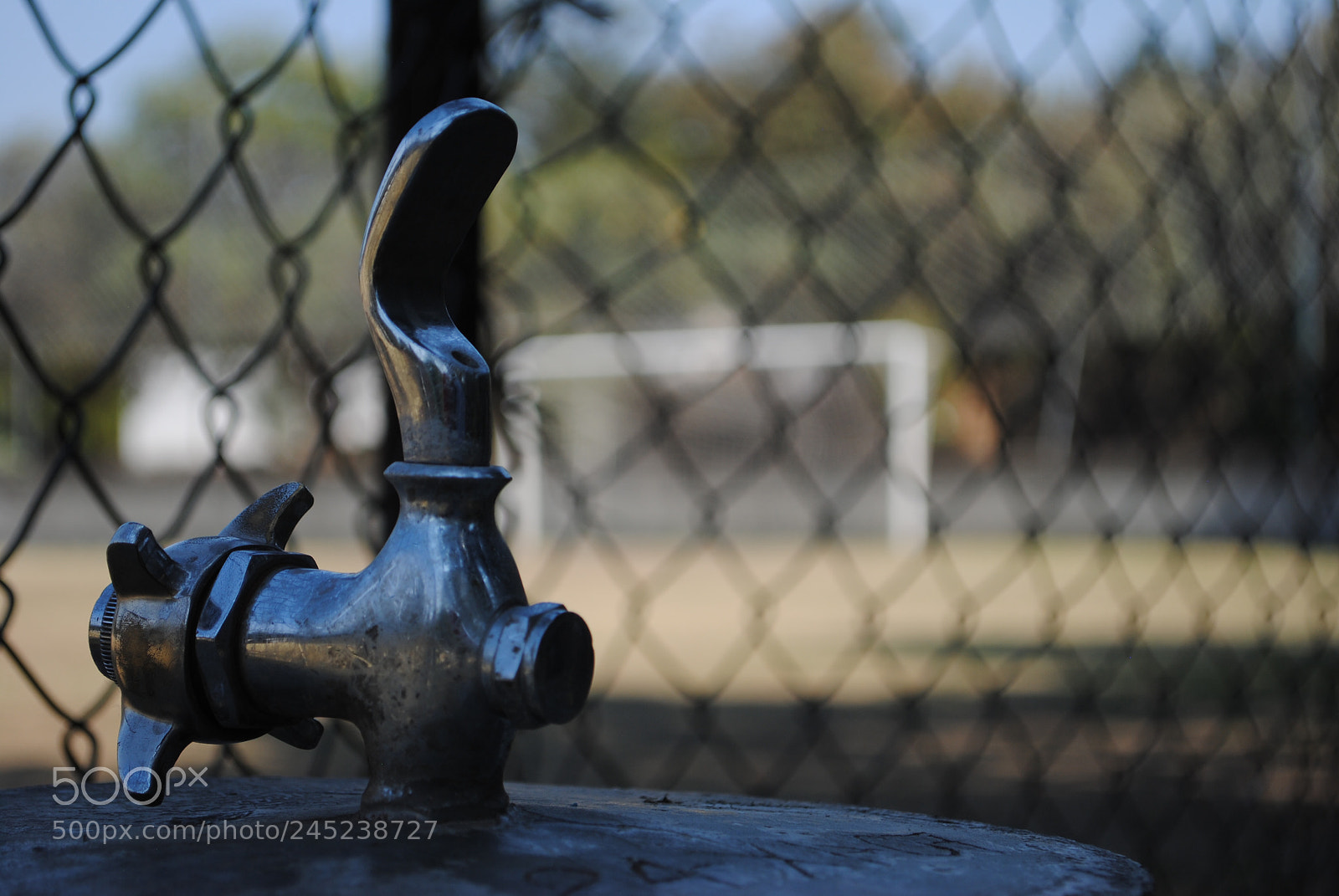 Nikon D3000 sample photo. Cancha de futbol photography