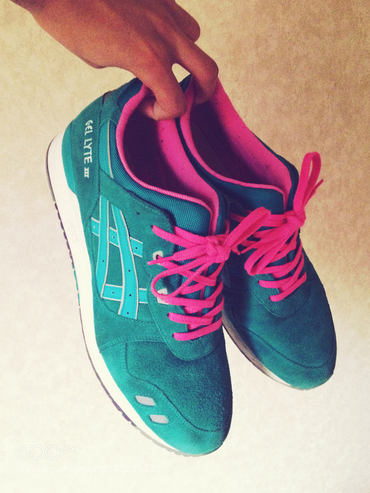 Apple iPhone 4S sample photo. Asics gel lyte iii photography