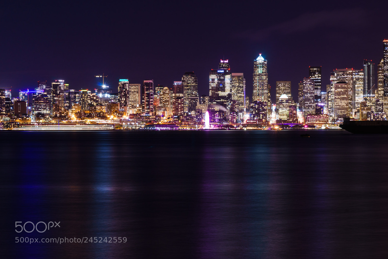 Sony a7 sample photo. Seattle skyline photography