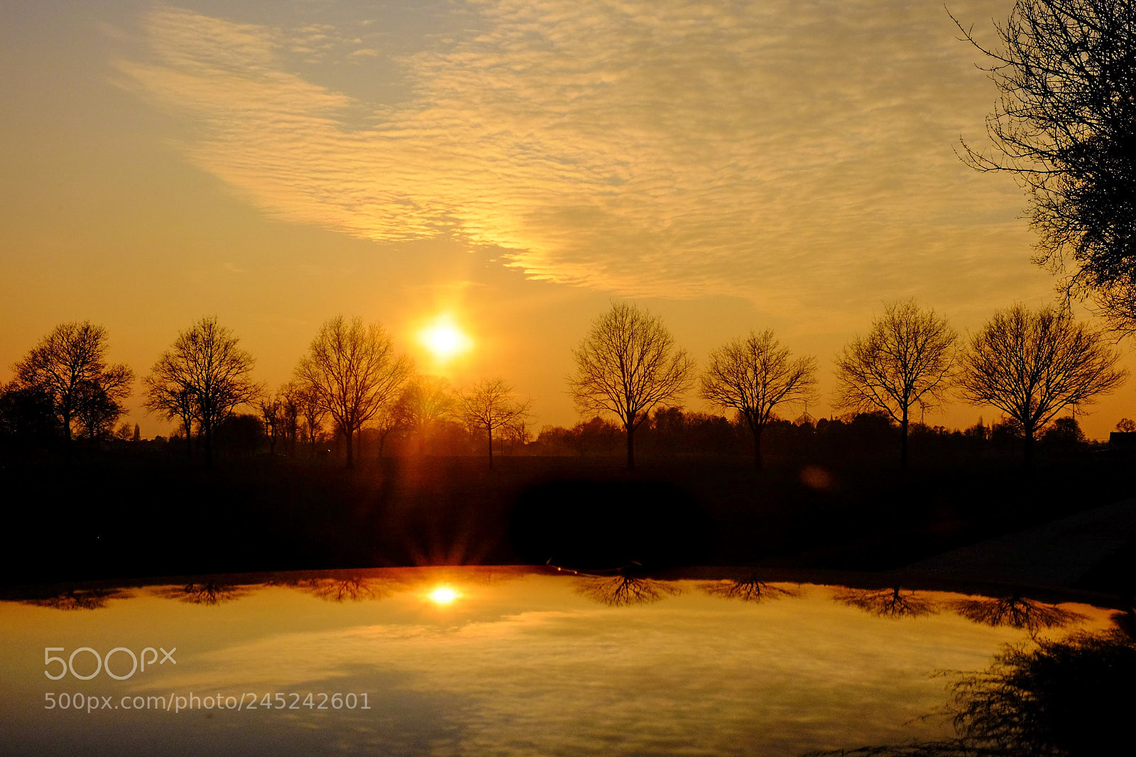 Fujifilm X-M1 sample photo. Reflected sunrise photography