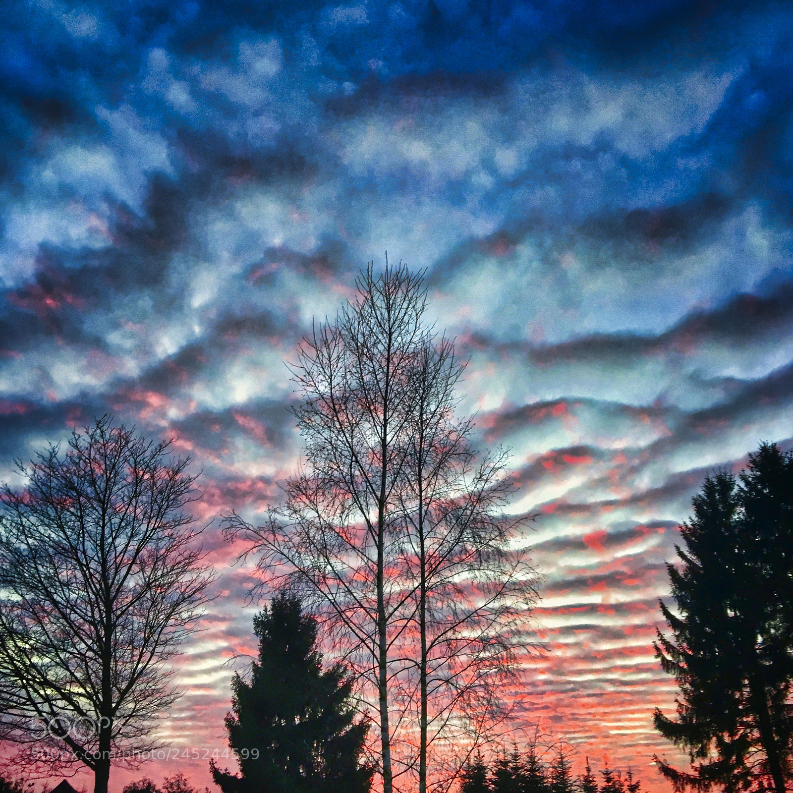 Apple iPhone 6s sample photo. Burning sky photography