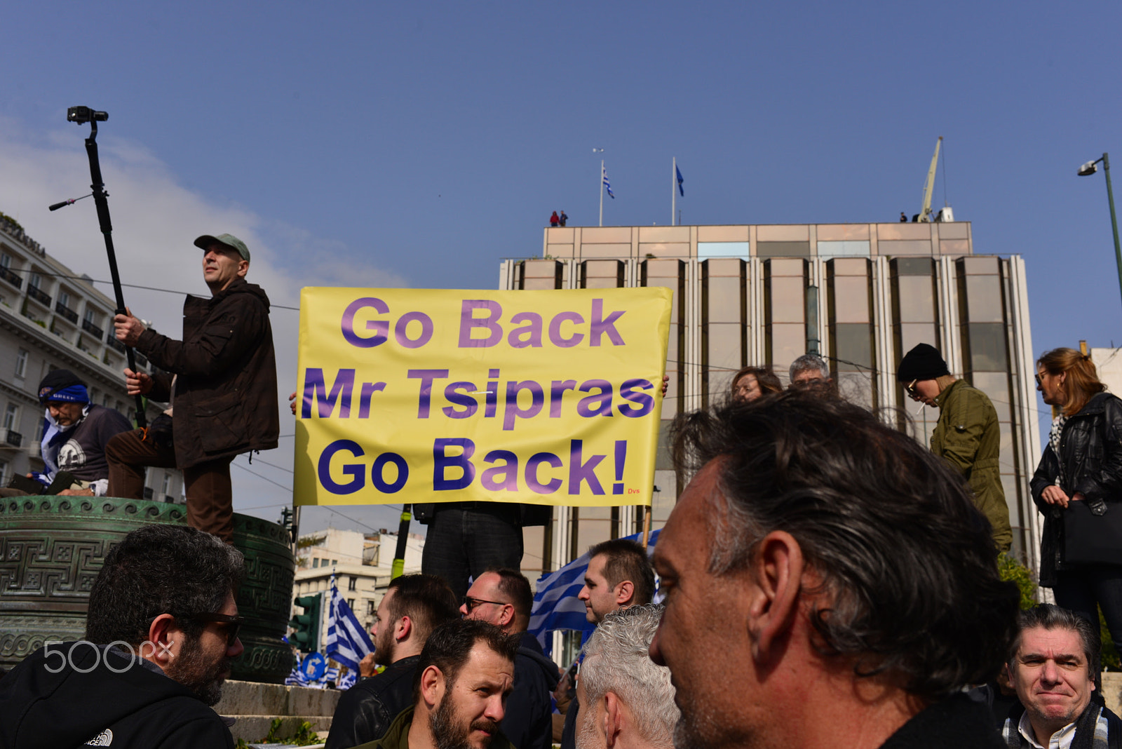 Nikon D610 + Nikon AF-S Nikkor 35mm F1.4G sample photo. "go back,mr tsipras" photography