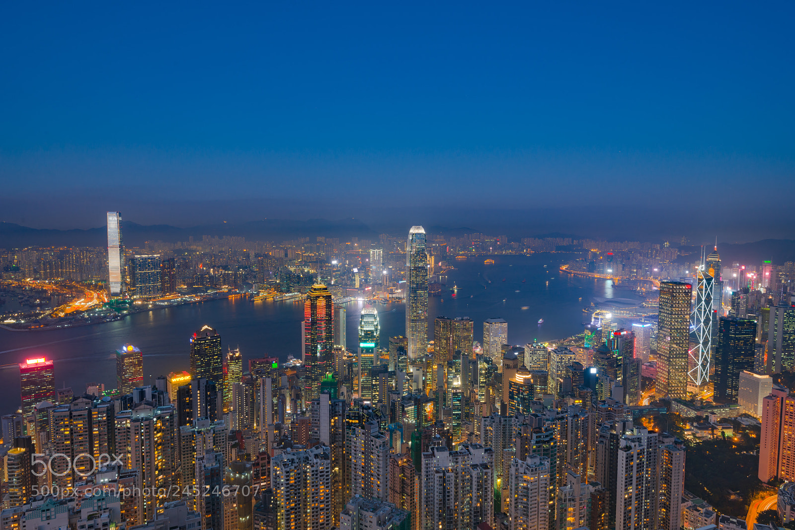 Nikon D610 sample photo. Night view in hong photography